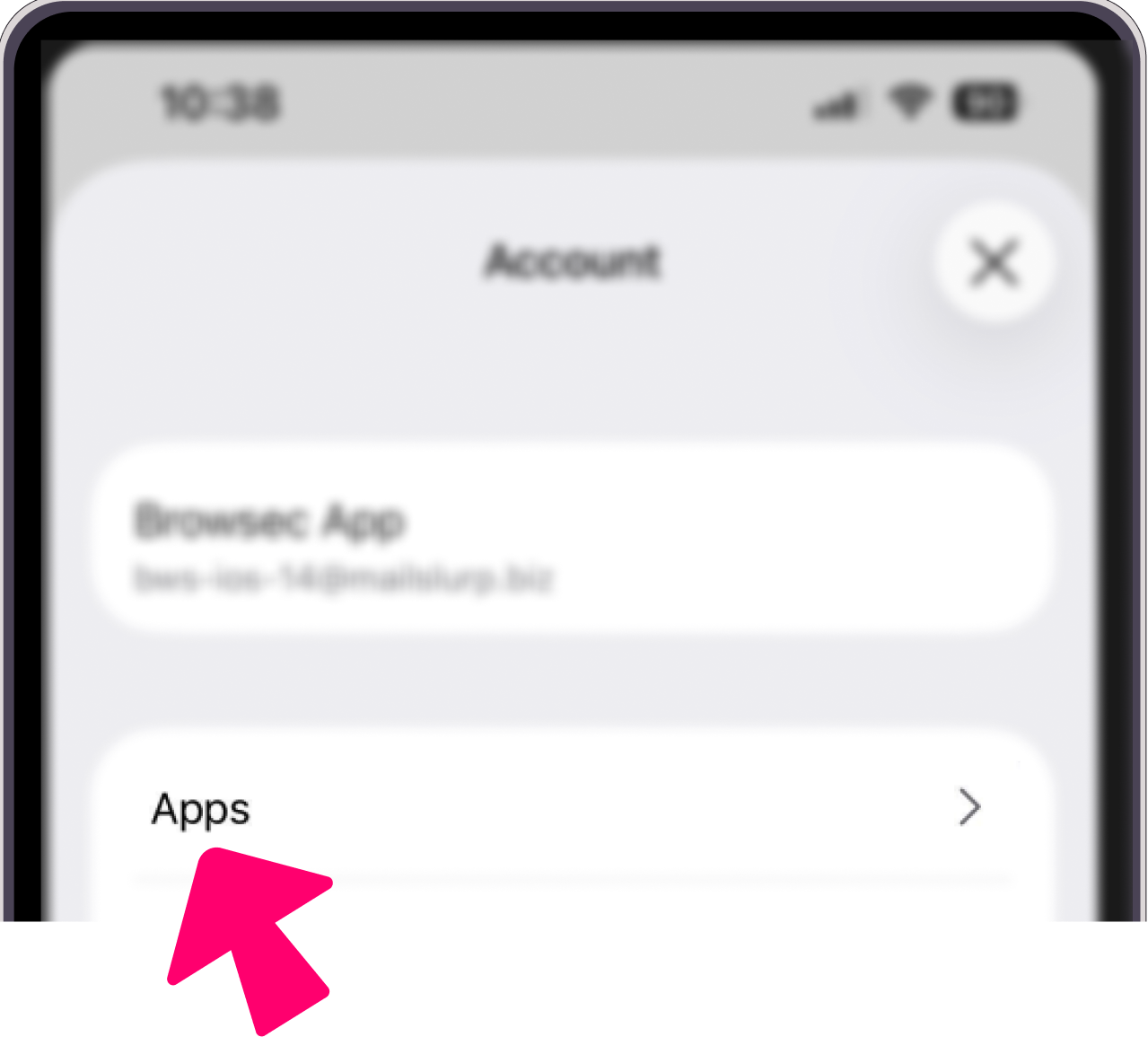 Вкладка Приложения